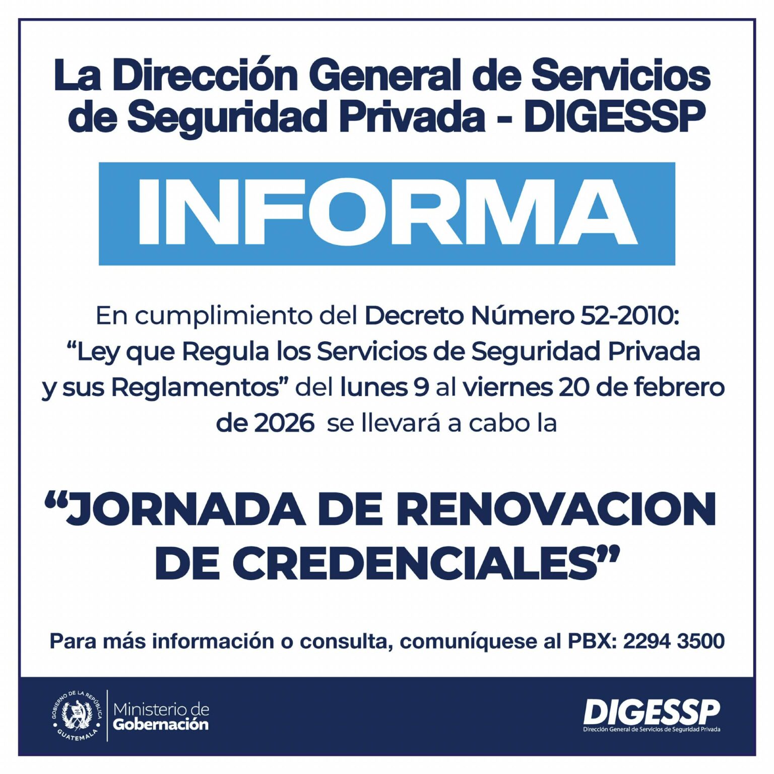 Digessp Logo Bienvenido a SIGESSP – Dirección General de Servicios de Seguridad Privada